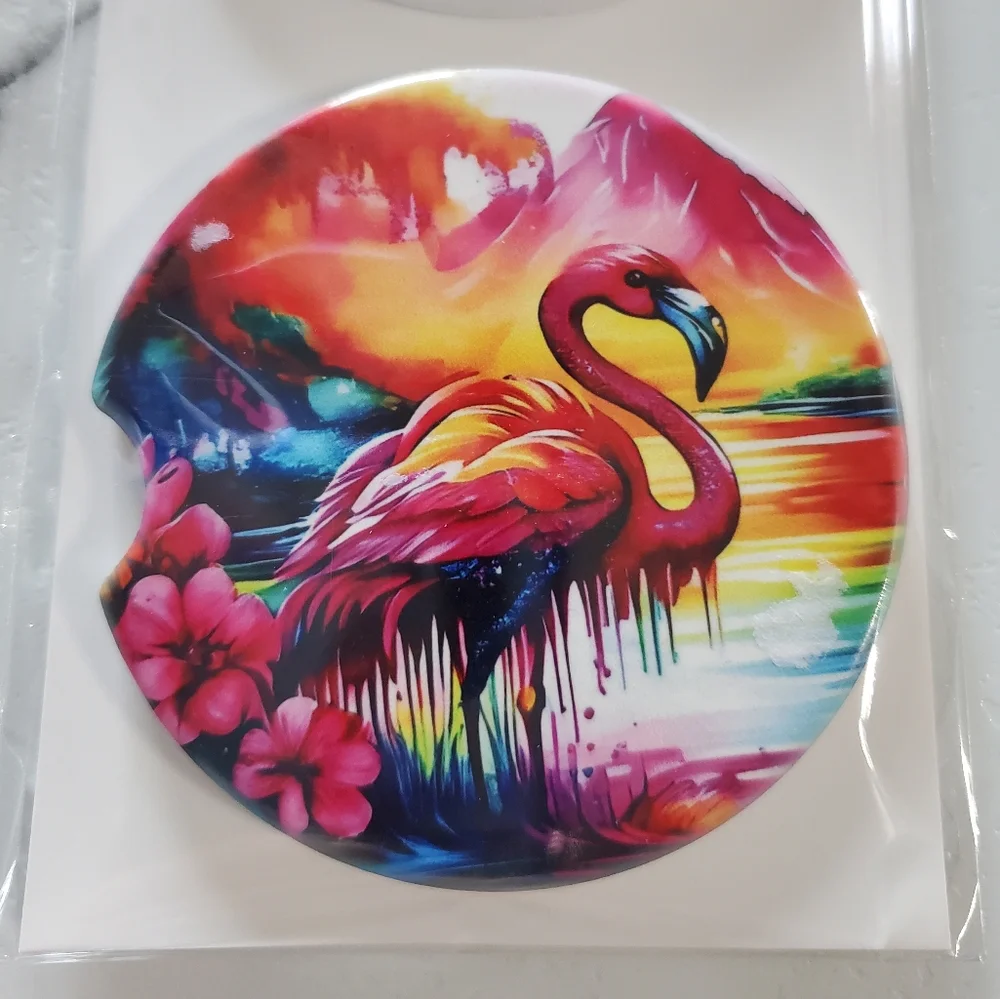 Artisan flamingo paint